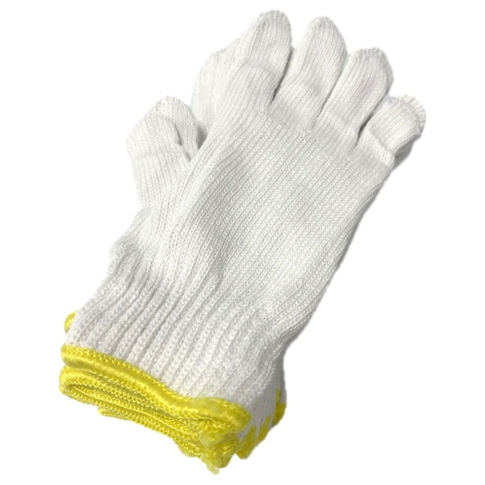 WIZA ウィザ  日本一軍手２．５本編み１０双組, ホワイト, 普通