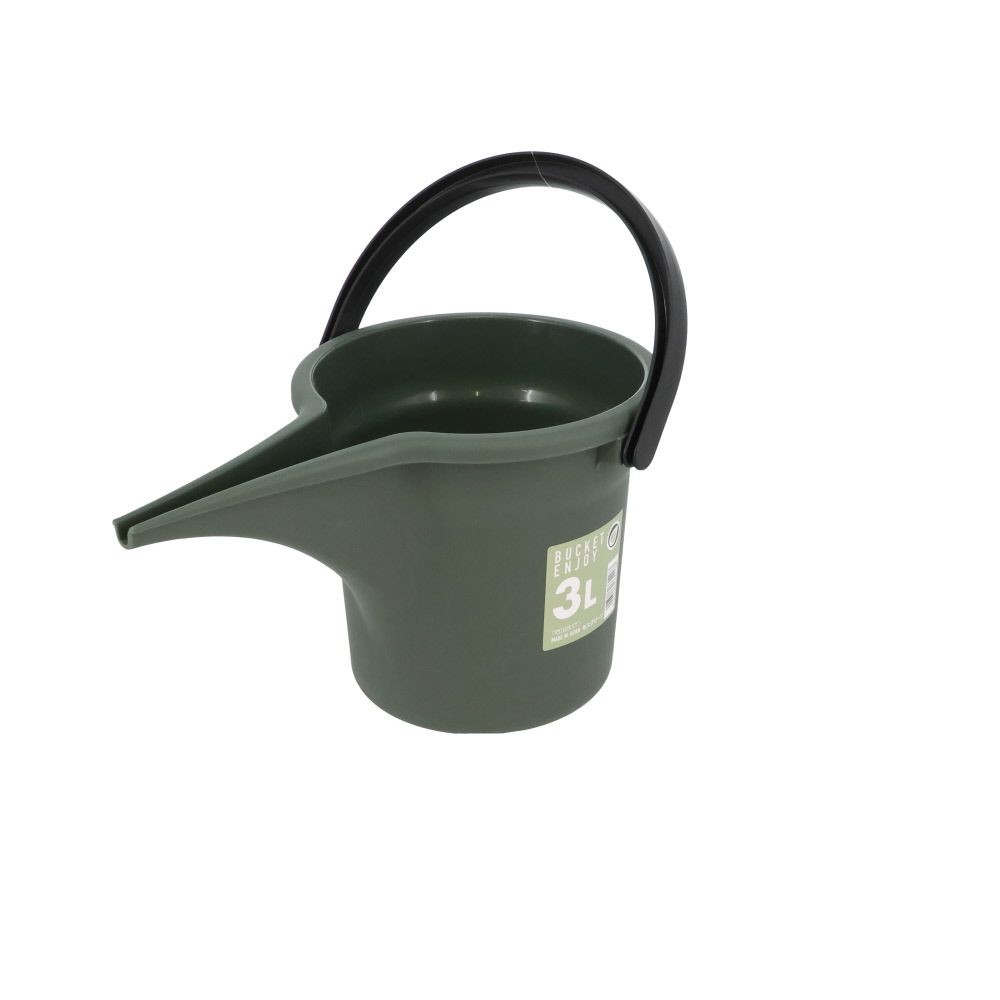 大和プラスチック　バケツエンジョイ　３型　モスグリーン, モスグリーン, 3L