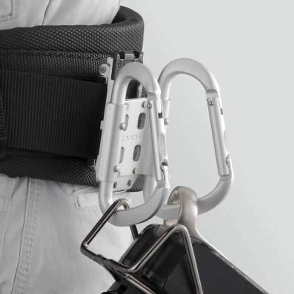 TAJIMA（タジマ）　セフ工具ホルダーアルミ カラビナ大 ダブル（セフ別売）　SFKHA-CLW, シルバー, カラビナ大 ダブル