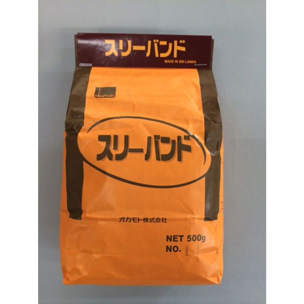 輪ゴム　スリーバンド　５００ｇ, アメ色(14), No.14