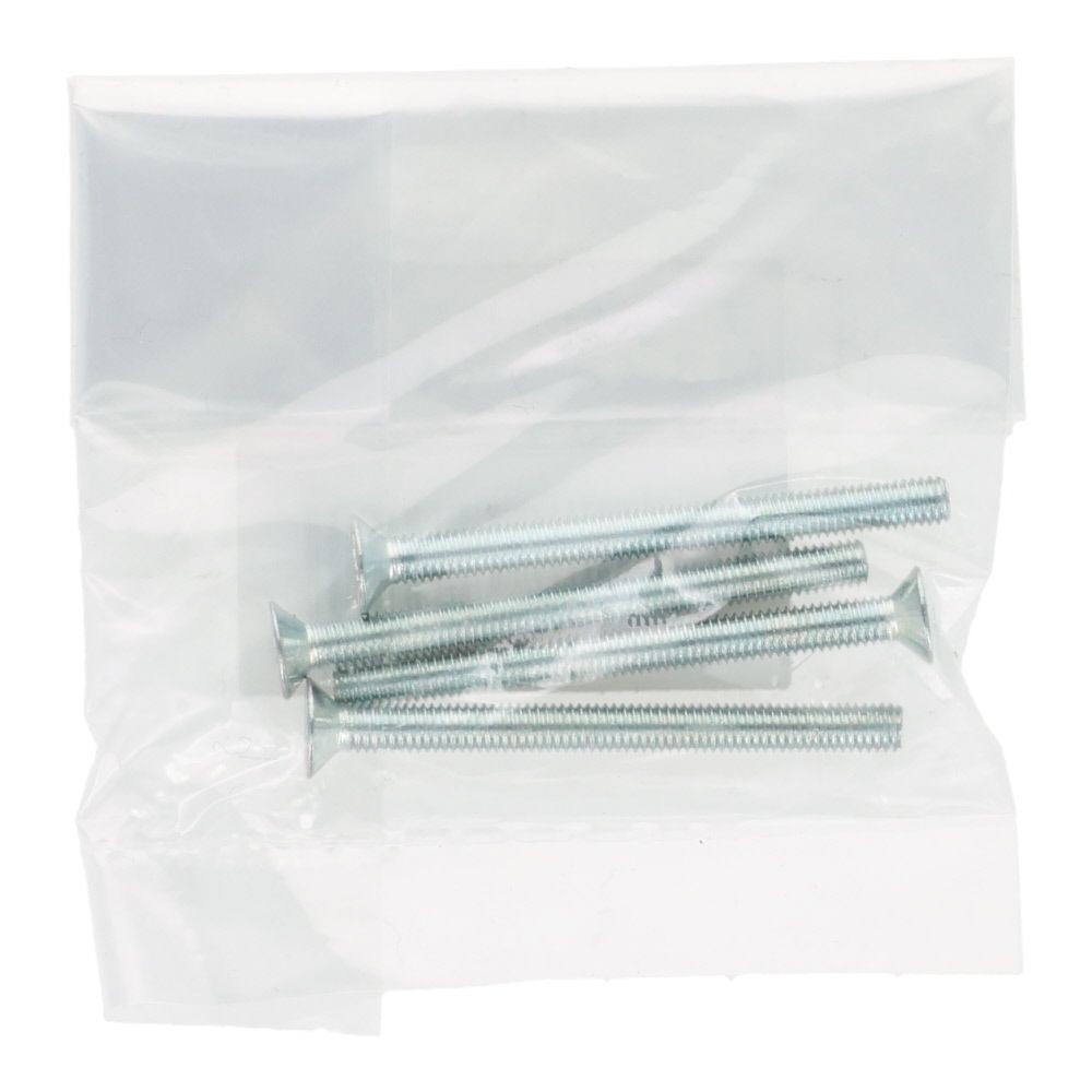 小ねじ　皿　ユニクロ　Ｍ３&times;３５ｍｍ　４本入, シルバー, M3&times;35mm