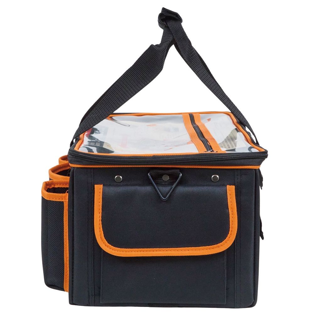 ＷＭ　ツールバッグ蓋付　ＷＭーＴＢ１０３, オレンジ・ブラック, 蓋付