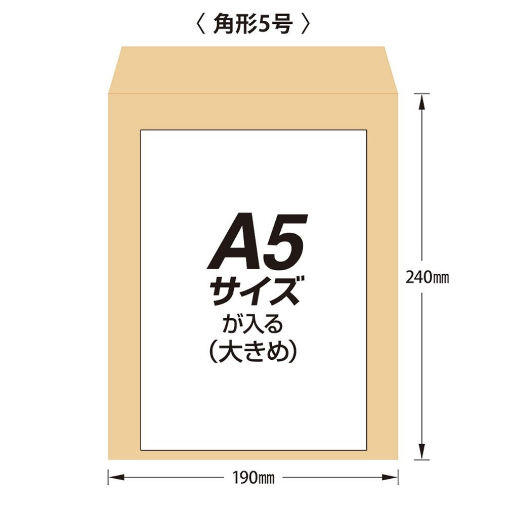 【10個セット】マルアイ クラフト封筒 角5 A5大きめサイズ 100枚 PK-Z158 【メーカー直送・代引不可】, 角5 A5おおきめ, PK-Z158             