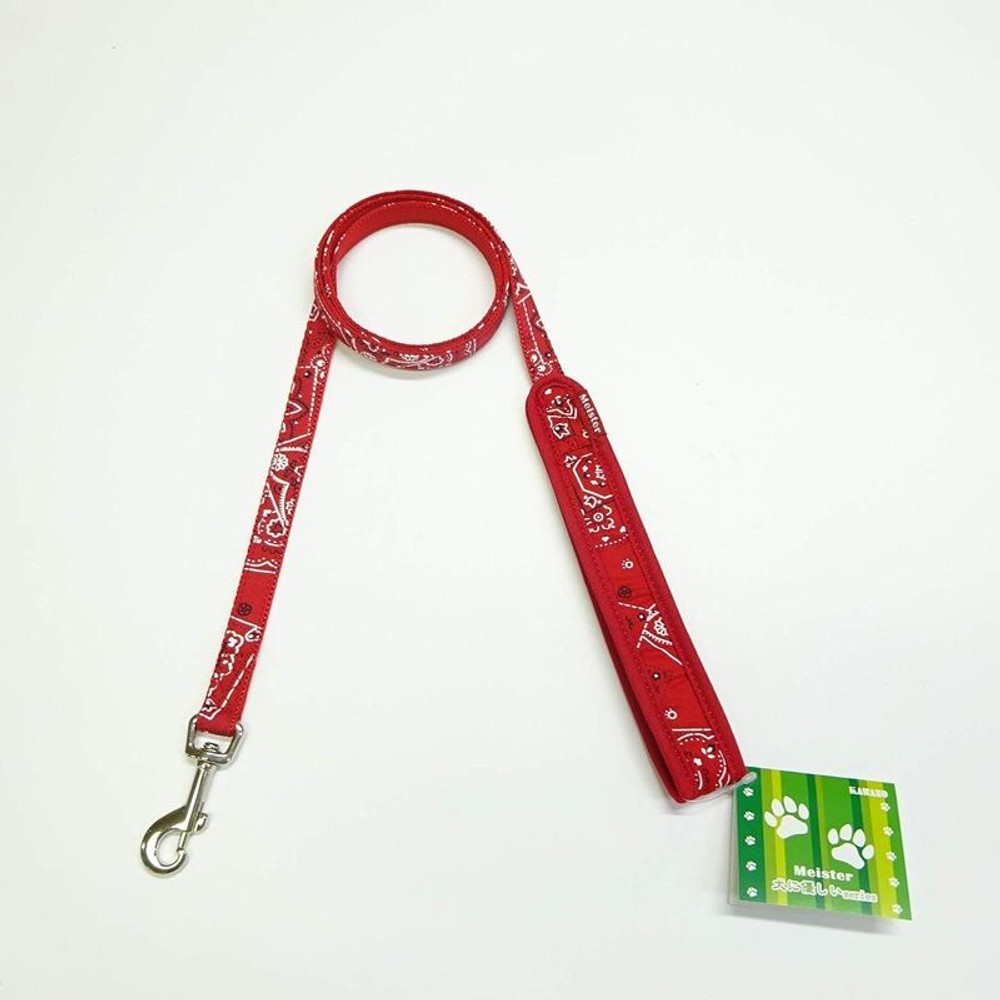 カワノ　マイスター　ソフティリード　バンダナ　レッド, レッド（SS）, SSサイズ