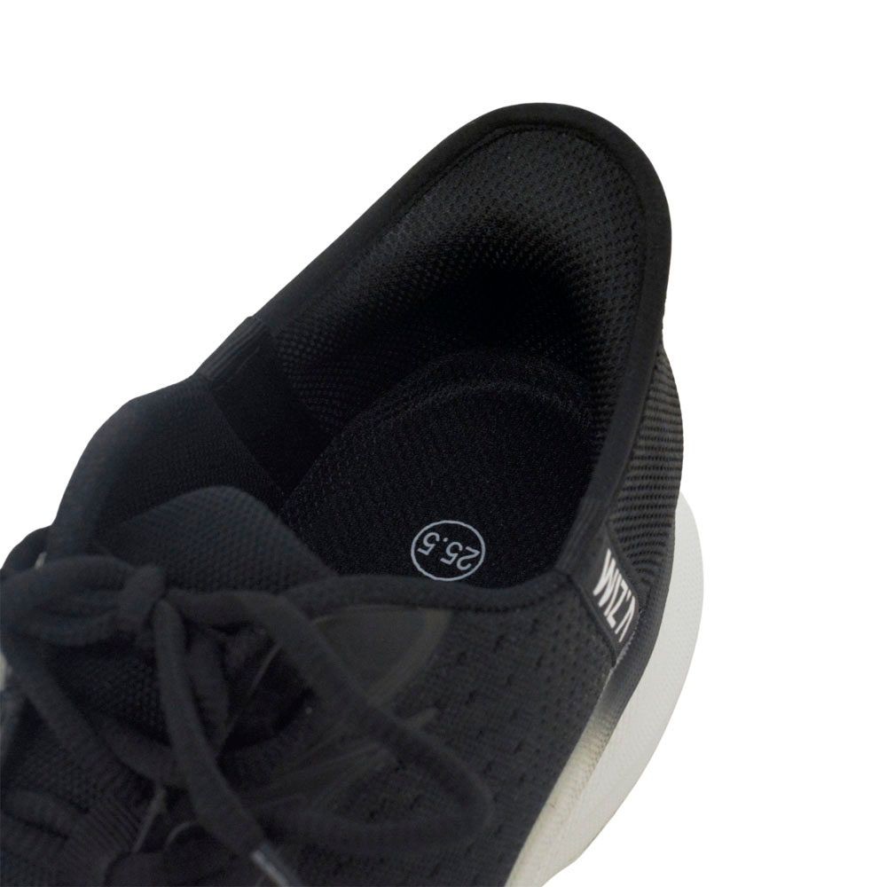 ウィザ WIZ'A 立ったまま履けるシューズ　ブラック, ブラック, 24.0cm