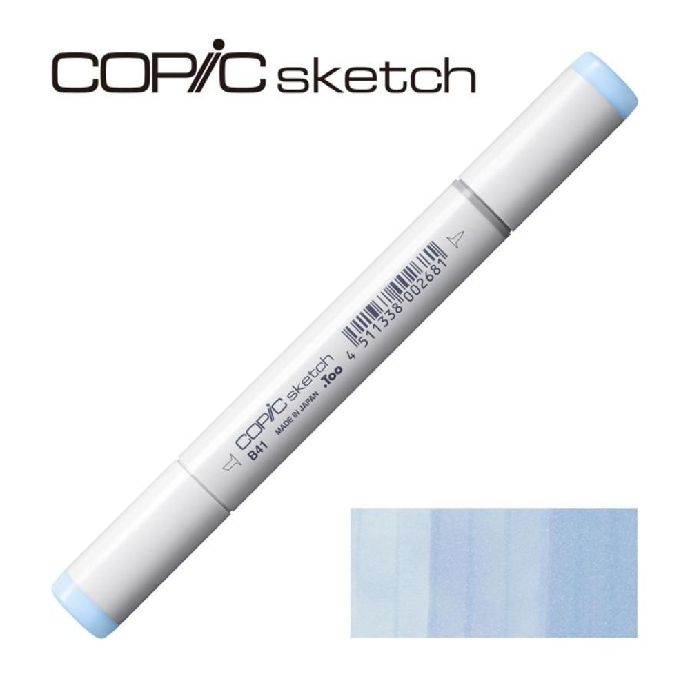コピックスケッチ B41 パウダー・ブルー,  B41 パウダー・ブルー, スケッチ