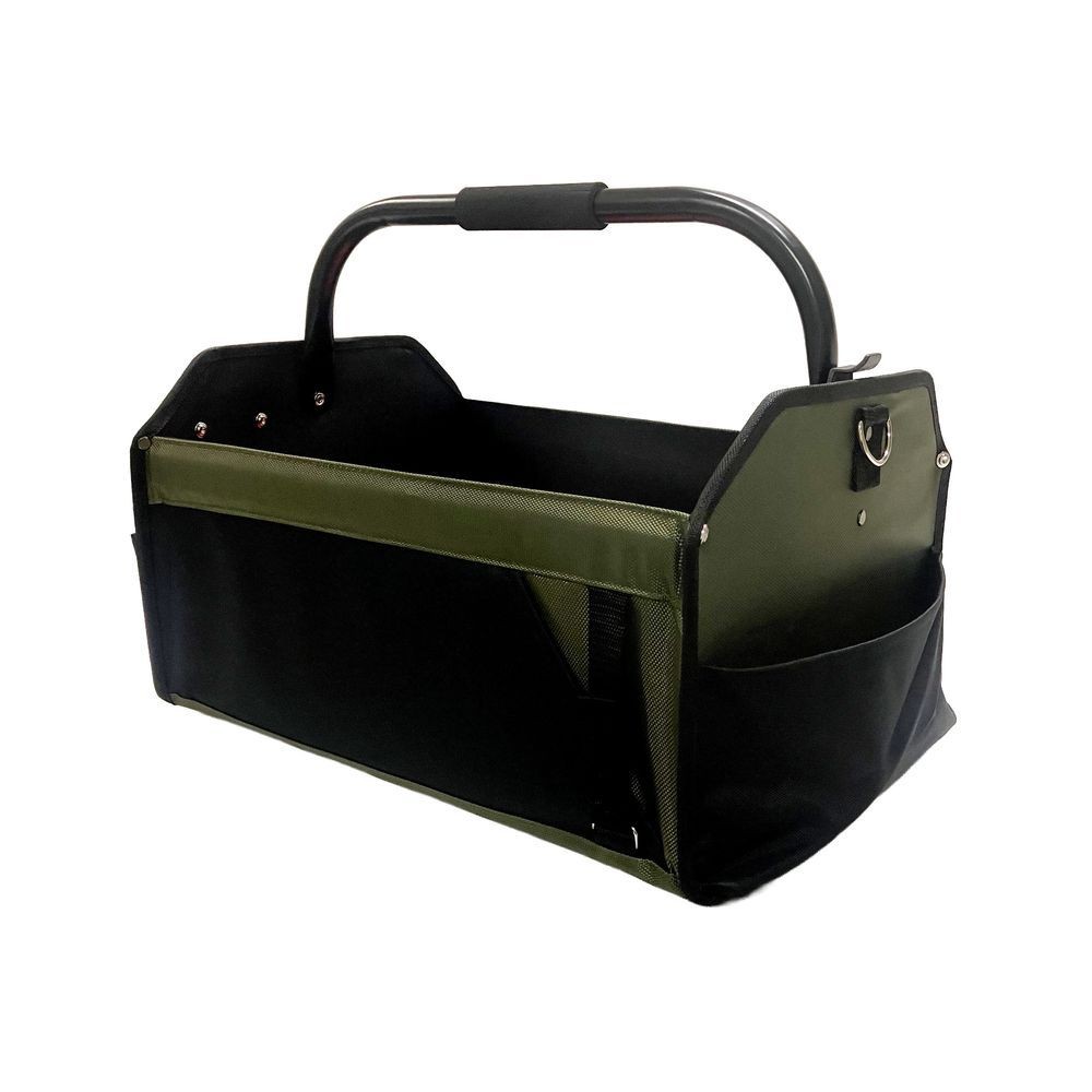 WIZ'A ウィザ　たためるハンドルツールバッグ　Ｌ, ブラック, Lサイズ