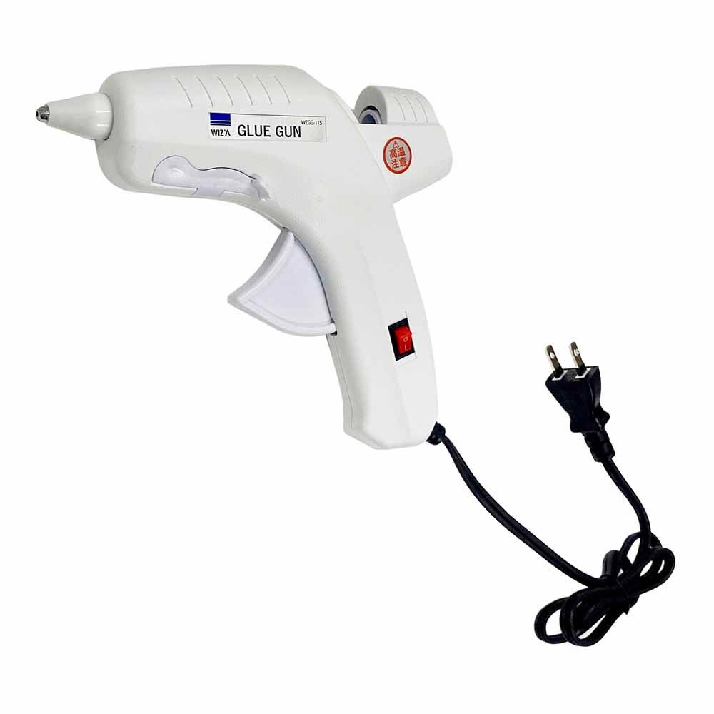 WIZ'A ウィザ スイッチ付きコード式グルーガン &phi;11.0?11.6mm WZGG-11S, ホワイト, 11.0-11.6mm