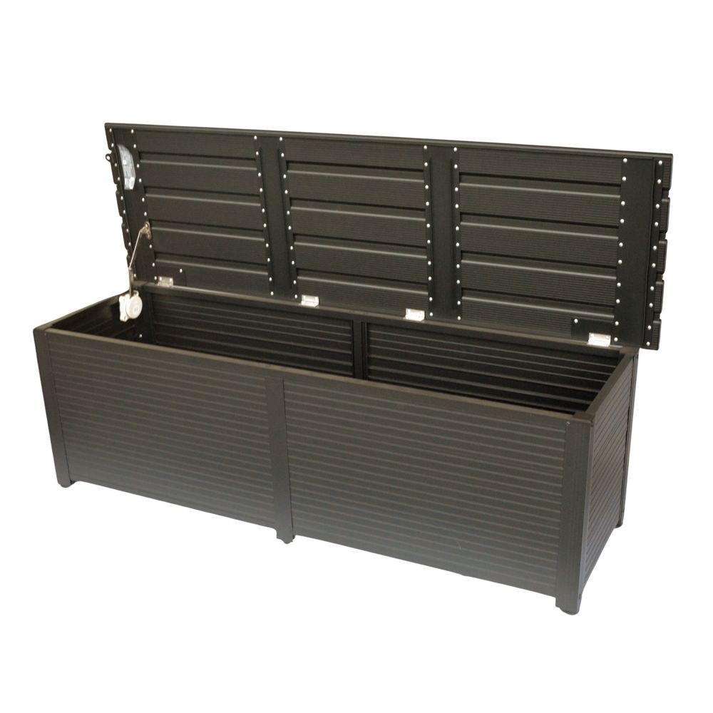 サイレントベンチストッカー　幅150&times;奥行45&times;高さ48ｃｍ　１５０４５４９, ブラック, 1500&times;450&times;490mm