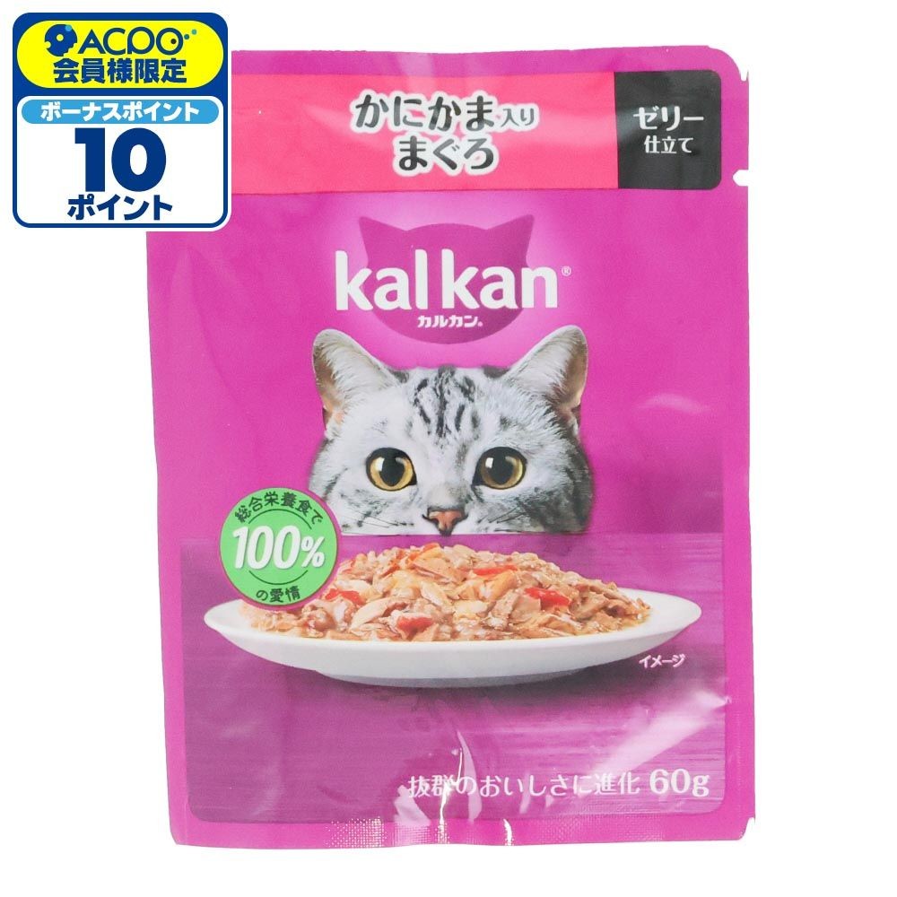 カルカンパウチ　かにかま入りまぐろ, かにかま入りまぐろ, 60g
