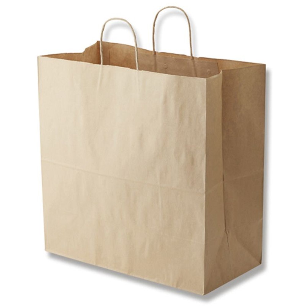 紙袋　25チャームバッグ　45-1　未晒無地　50枚, 未晒無地, 45-1