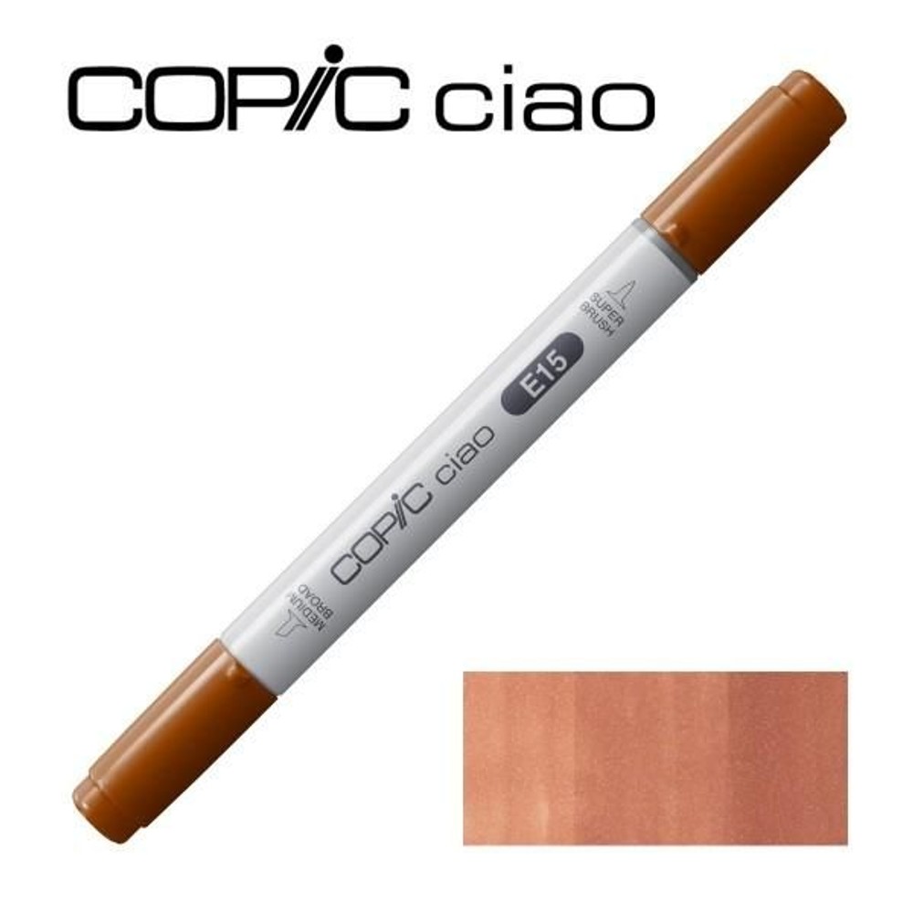 コピックチャオ E15 Earthenware (E15 Dark Suntan),  E15 Earthenware, チャオ