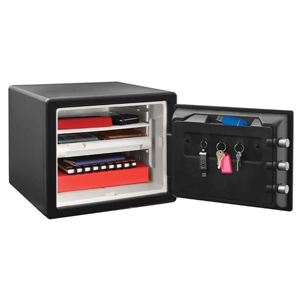 【開梱・設置費込】セントリー耐火・耐水金庫  JFW082GUL テンキー式 1時間耐火 22.8L【メーカー直送・代引不可】, ブラック,  22.8L