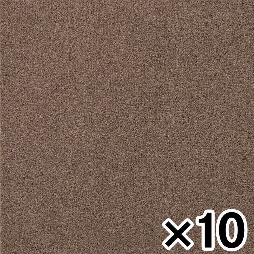 ウィズペットフロアー　約40Ｘ40ＣＭ　モカ &times;10枚セット, モカ, 約40&times;40cm