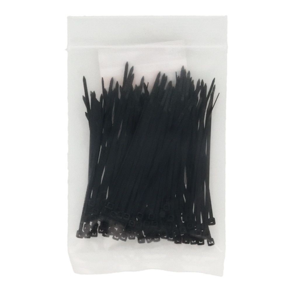 結束バンド　100ｍｍ×100Ｐ, 黒, 100mm×100P