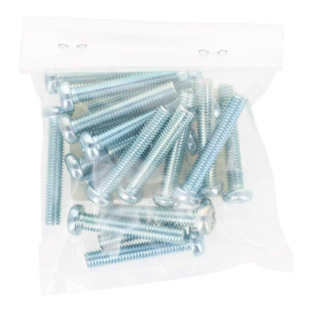 ユニクロ　小ねじ　鍋　Ｍ６&times;３５　２０個入り, 小ねじ, M6&times;35