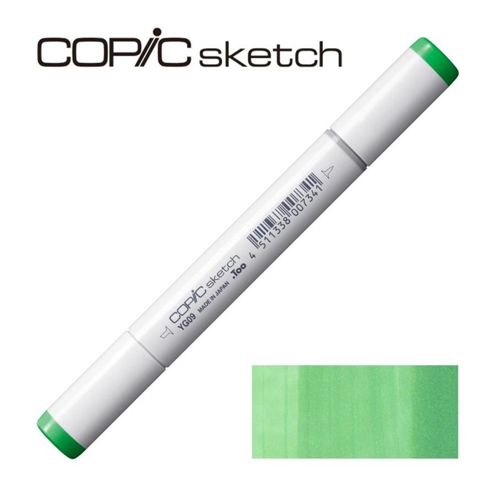 コピックスケッチ YG09 レタス・グリーン,  YG09 レタス・グリーン, スケッチ