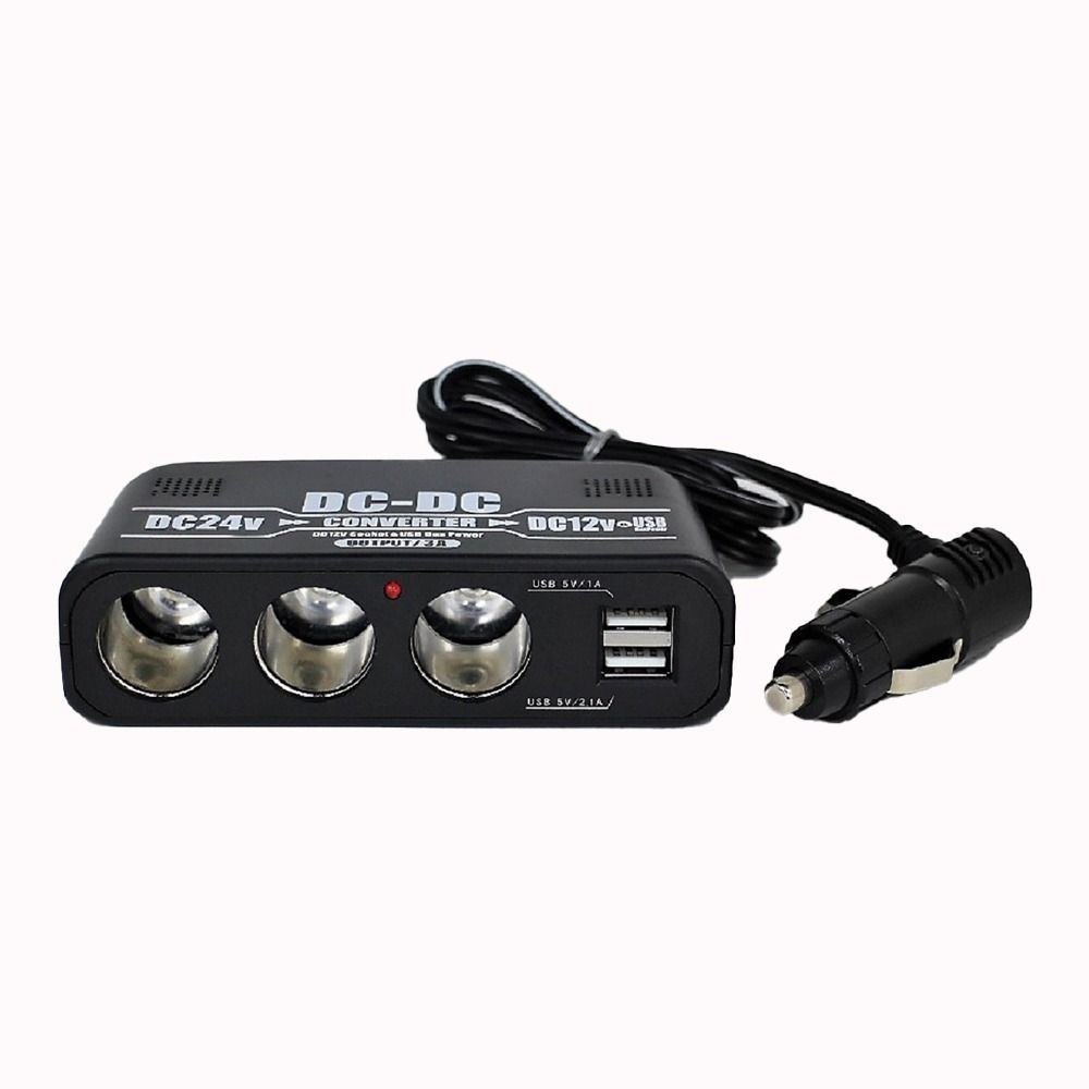 ブレイス BS-250 DC24V&rarr;DC12V コンバーター DC24V車専用, ブラック, DC24V車専用