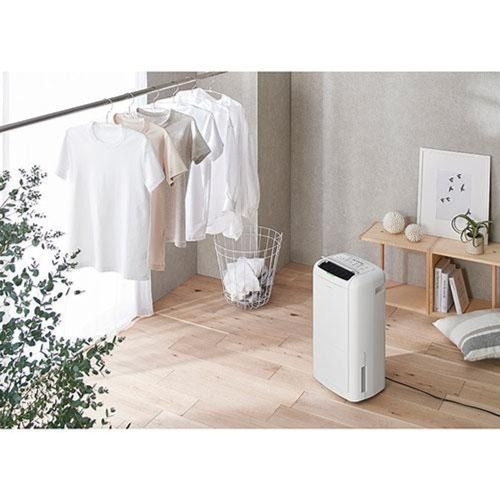 【現行品】アイリスオーヤマ 衣類乾燥除湿機 コンプレッサー式 IJC-M120-W, ホワイト, タンク容量:約4L