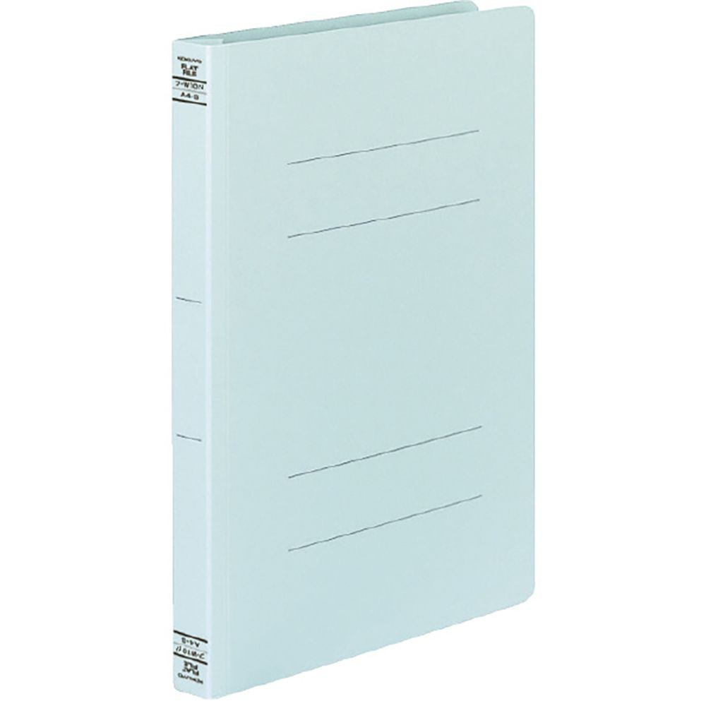コクヨ　フラットファイルW樹脂製とじ具 A4縦 25mmとじ 青　フーＷ１０Ｂ, 青, A4-S