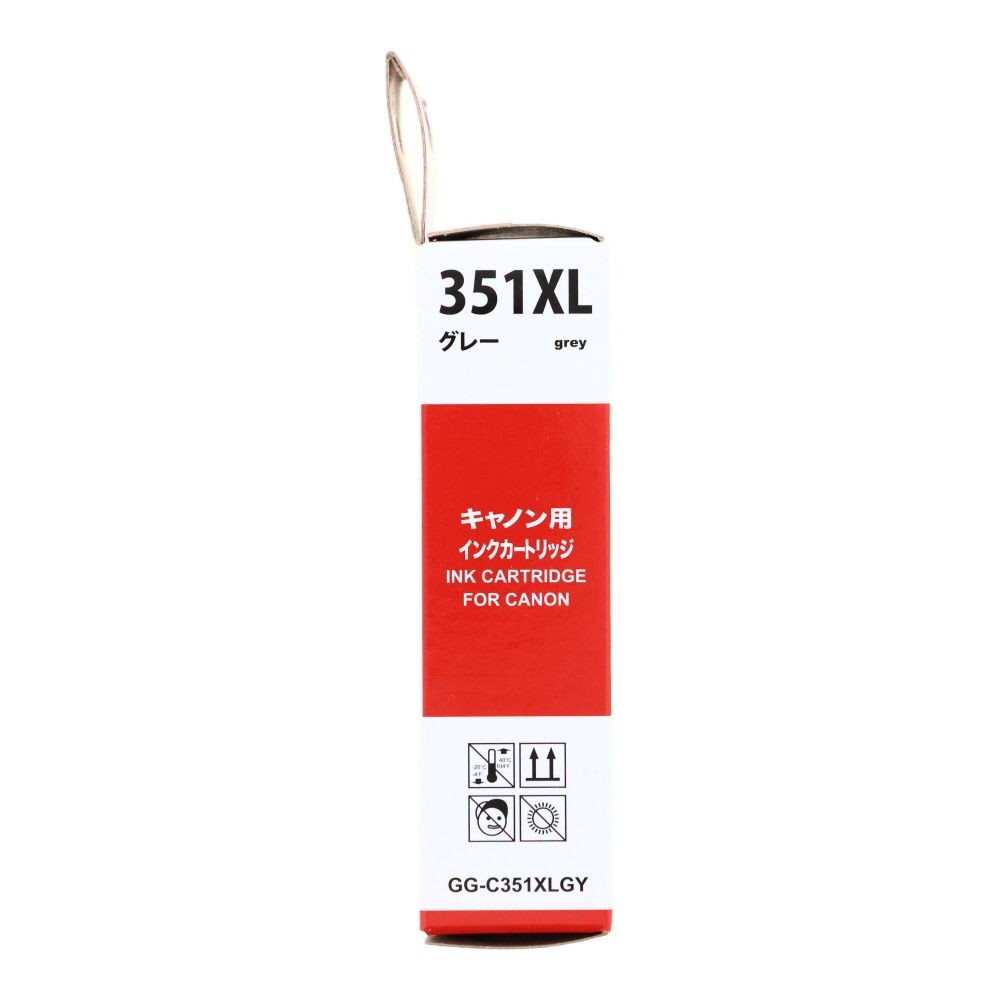 日本ナインスター　汎用インクＢＣＩー351ＸＬＧＹ互換, グレー, キャノン用