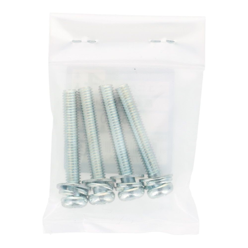 座金組込ねじ　Ｐー３　ユニクロ　Ｍ６&times;４０　４本入, ねじ, M6&times;40