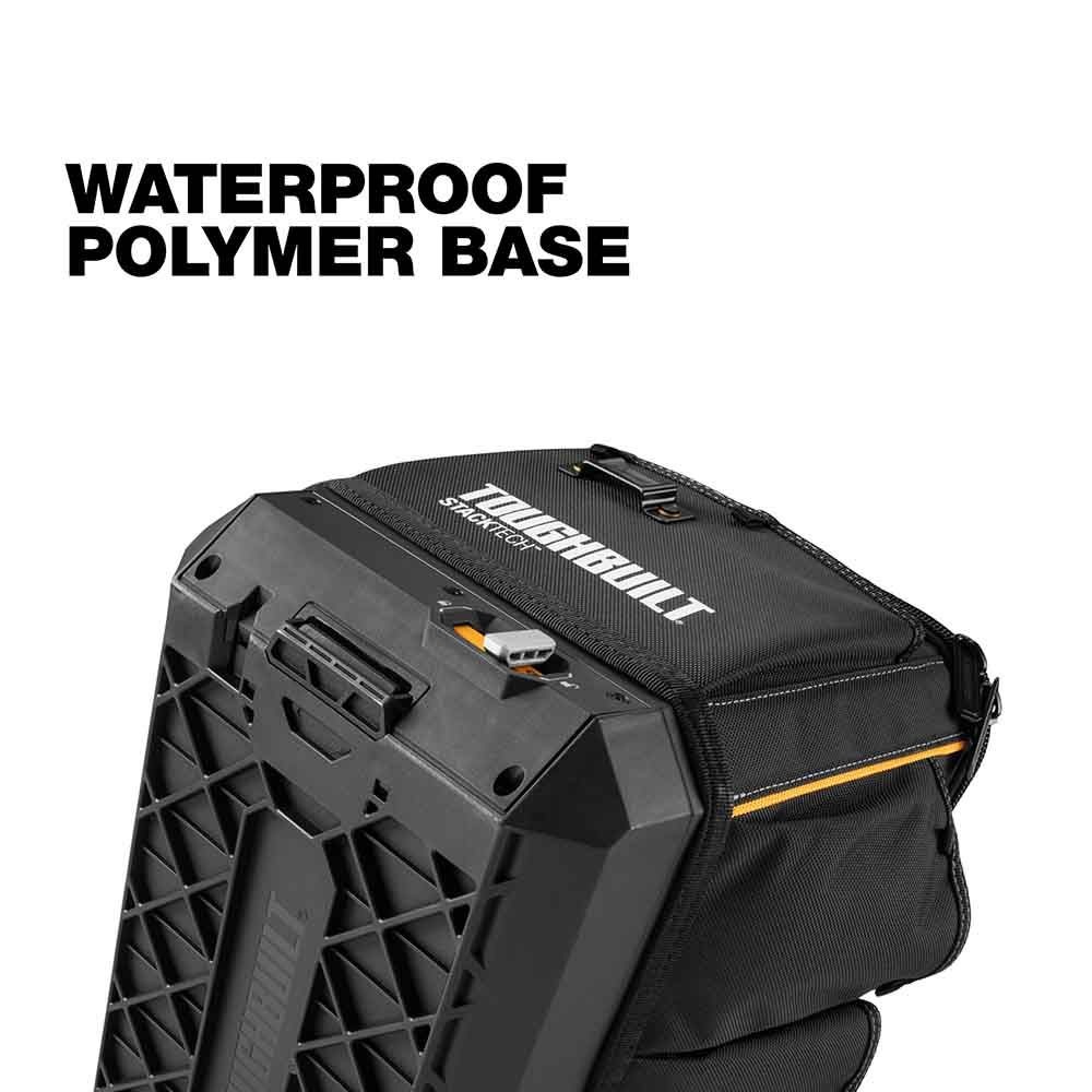 【数量限定】TOUGHBUILT（タフビルト）STACK TECH(スタックテック)　ハーフツールバック, ブラック, TB-B1-S-60C