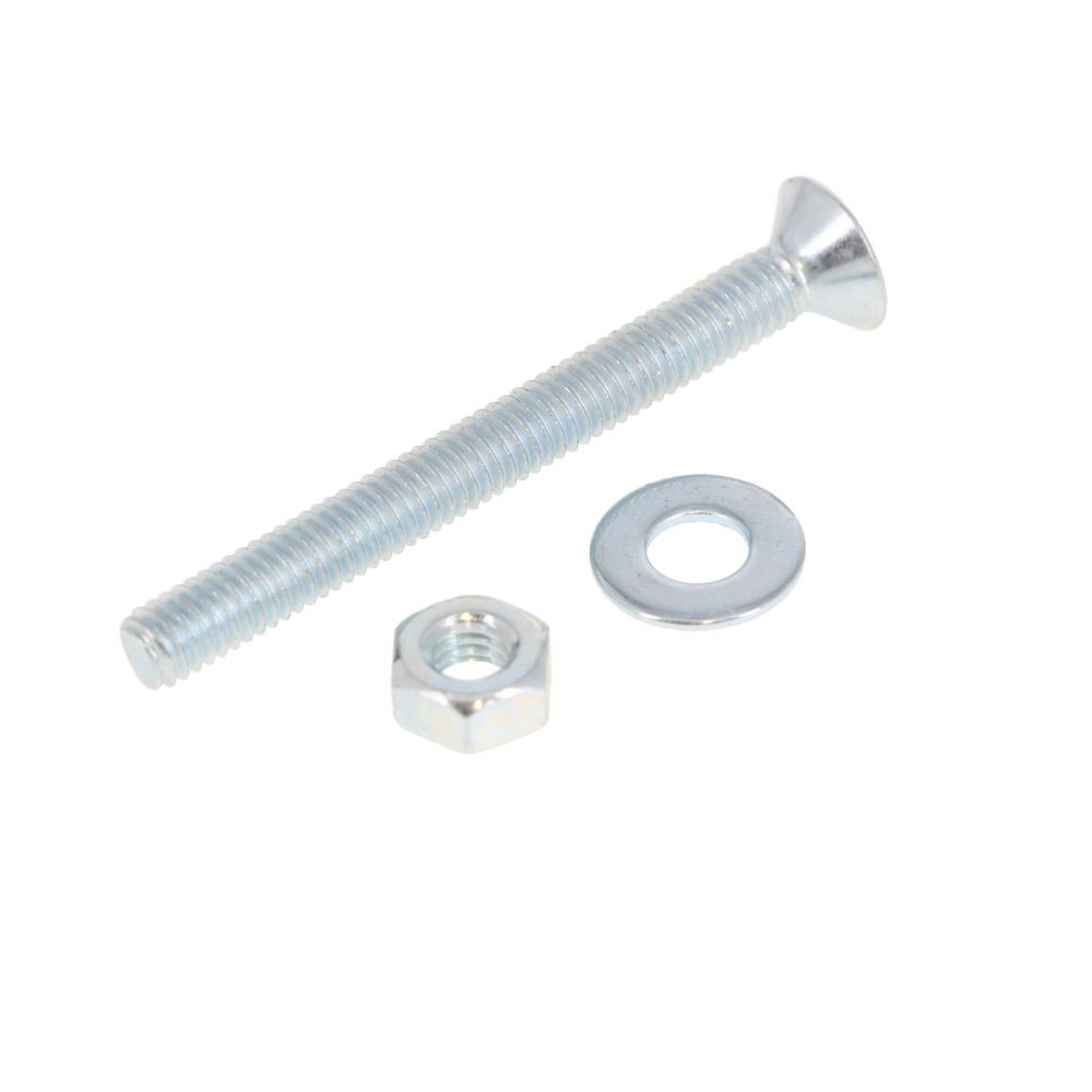 ＤＯー３１７　小ネジ　皿　Ｍ４ｘ４０, ユニクロメッキ, M4&times;40mm