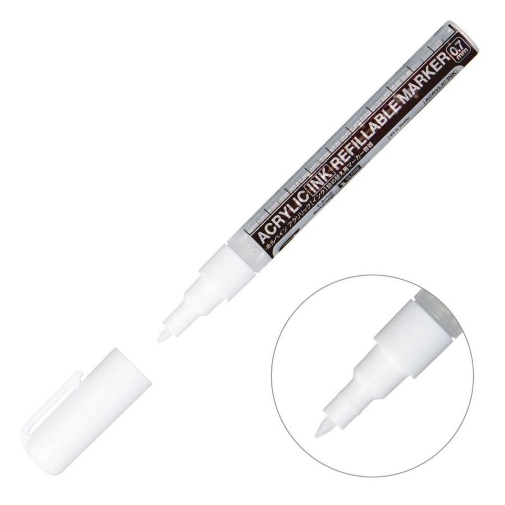 ホルベイン アクリリックインク 詰め替えマーカー容器 WL-0.7ｍｍ (3本セット) 511605, WL-0.7ｍｍ(3本セット), 詰め替えマーカー容器