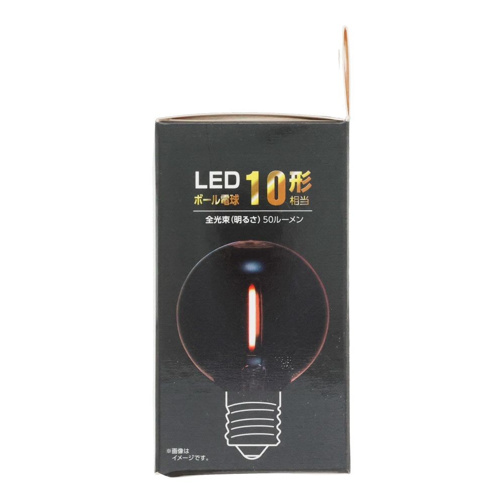 ヤザワ フィラメントLED LDG1LG50E17C2, クリア, 10形相当