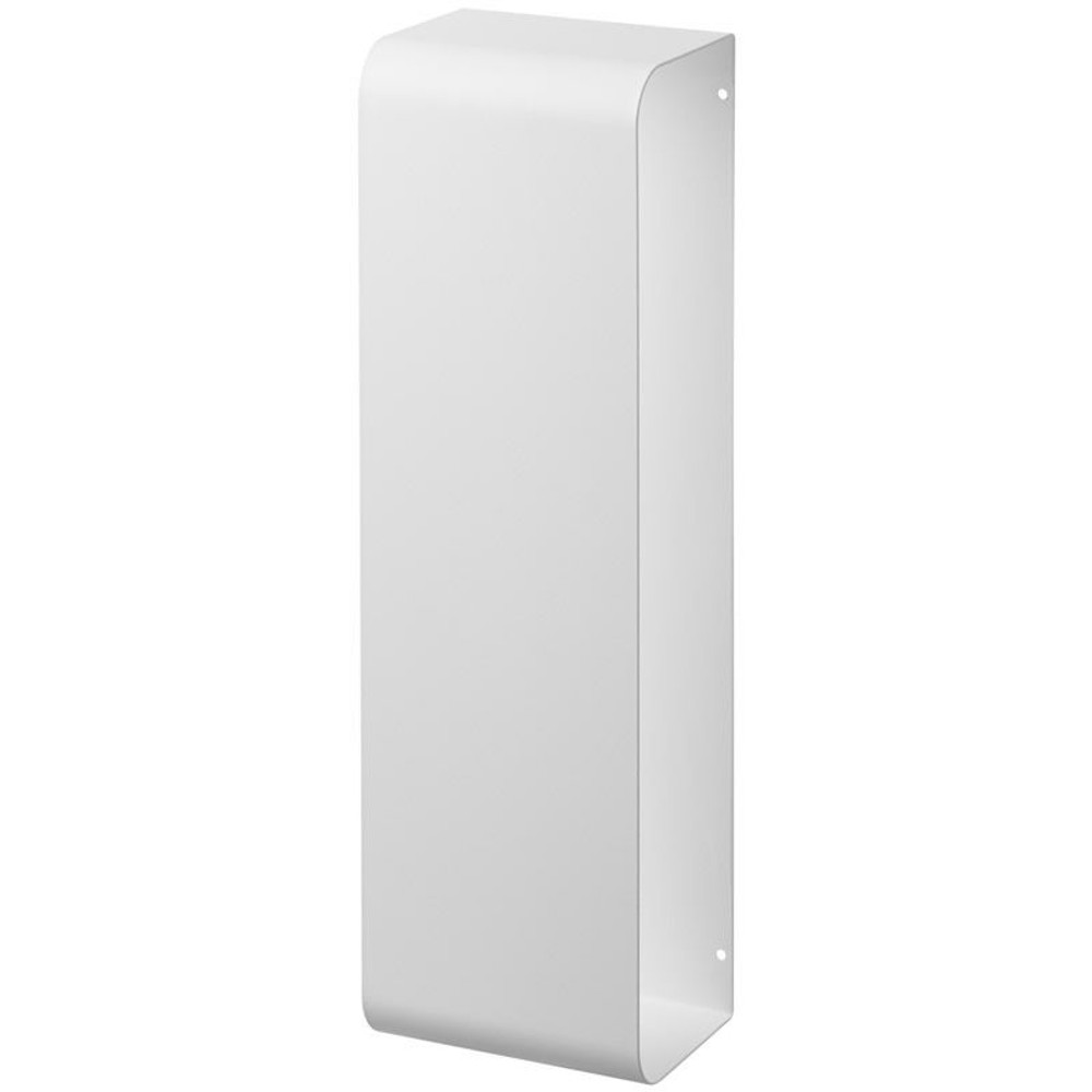 マグネットバスタオルホルダー プレート Plate ホワイト 3583, ホワイト, 約12×9×40cm