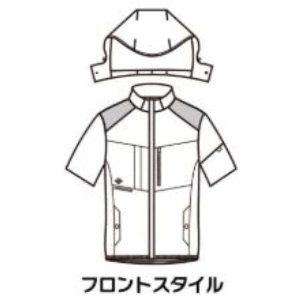 BURTLE AIRCRAFT バートル エアークラフト AC2086 ストームブラック, Sブラック, Mサイズ