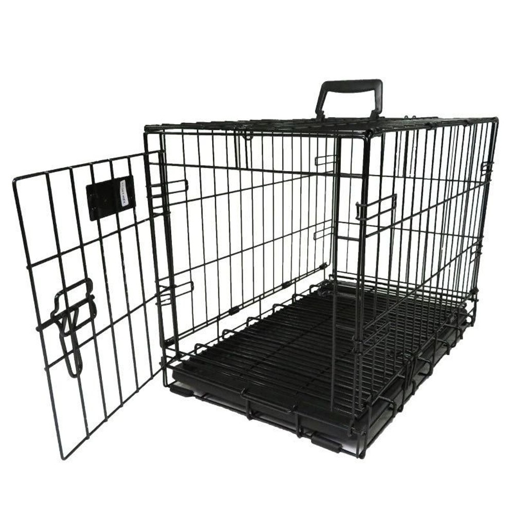 折りたたみ式軽量スチールケージ　アイクレイト, ブラック（XS）, XS