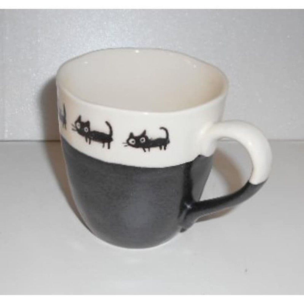 マグカップ　黒ねこ, 白, その他サイズ１