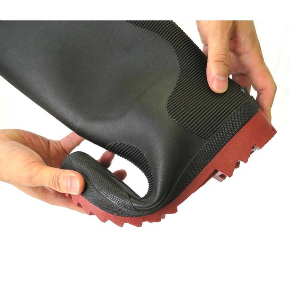 軽くて耐滑にすぐれた長靴, ブラック（3L）, M(24.5〜25cm)