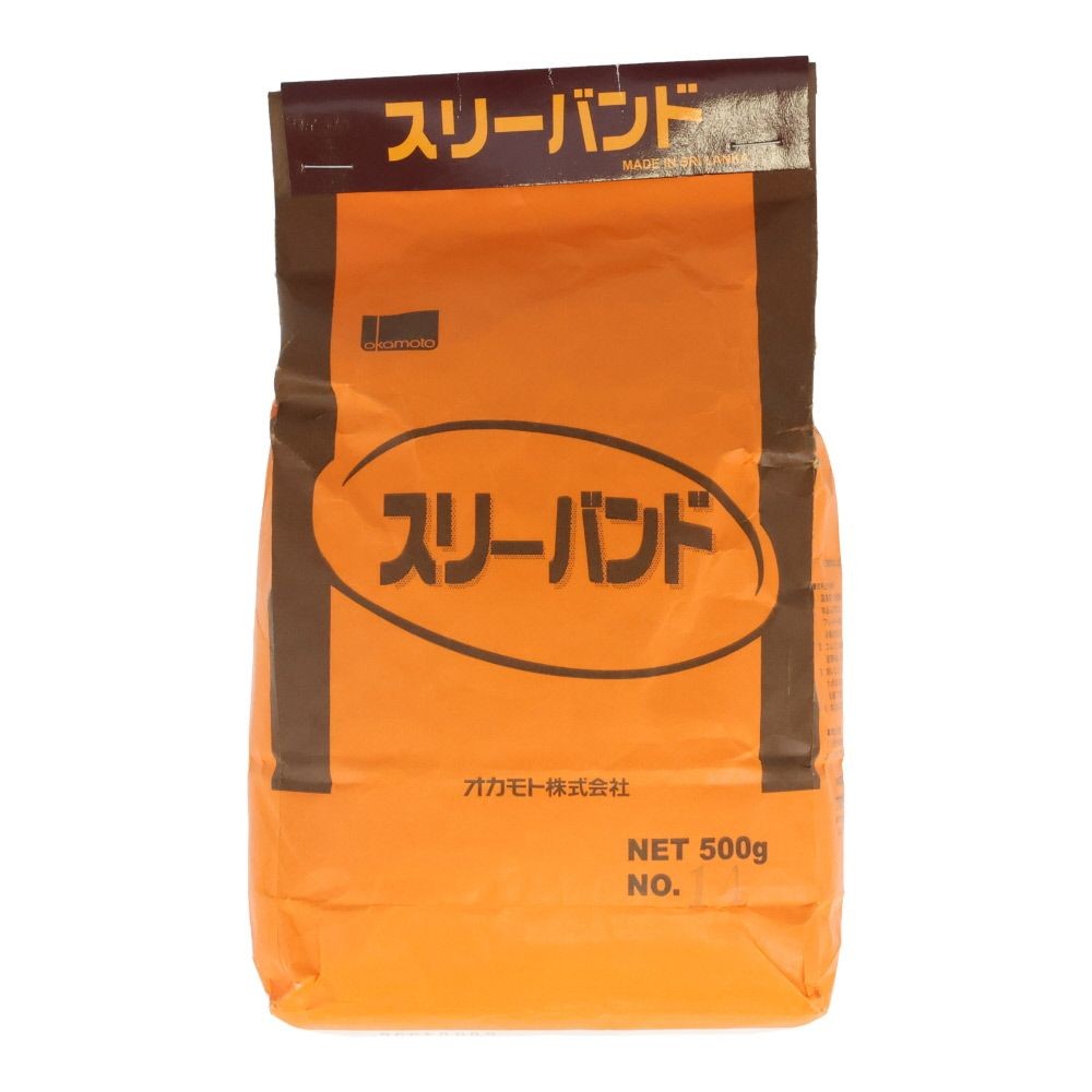 輪ゴム　スリーバンド　５００ｇ, アメ色(14), No.14