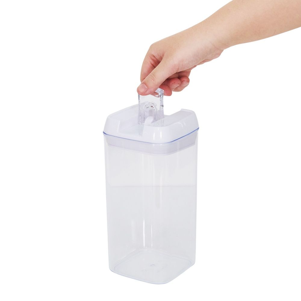 レバーロックキャニスター  ラクパカ １２００ｍｌ, クリア, 1200ml