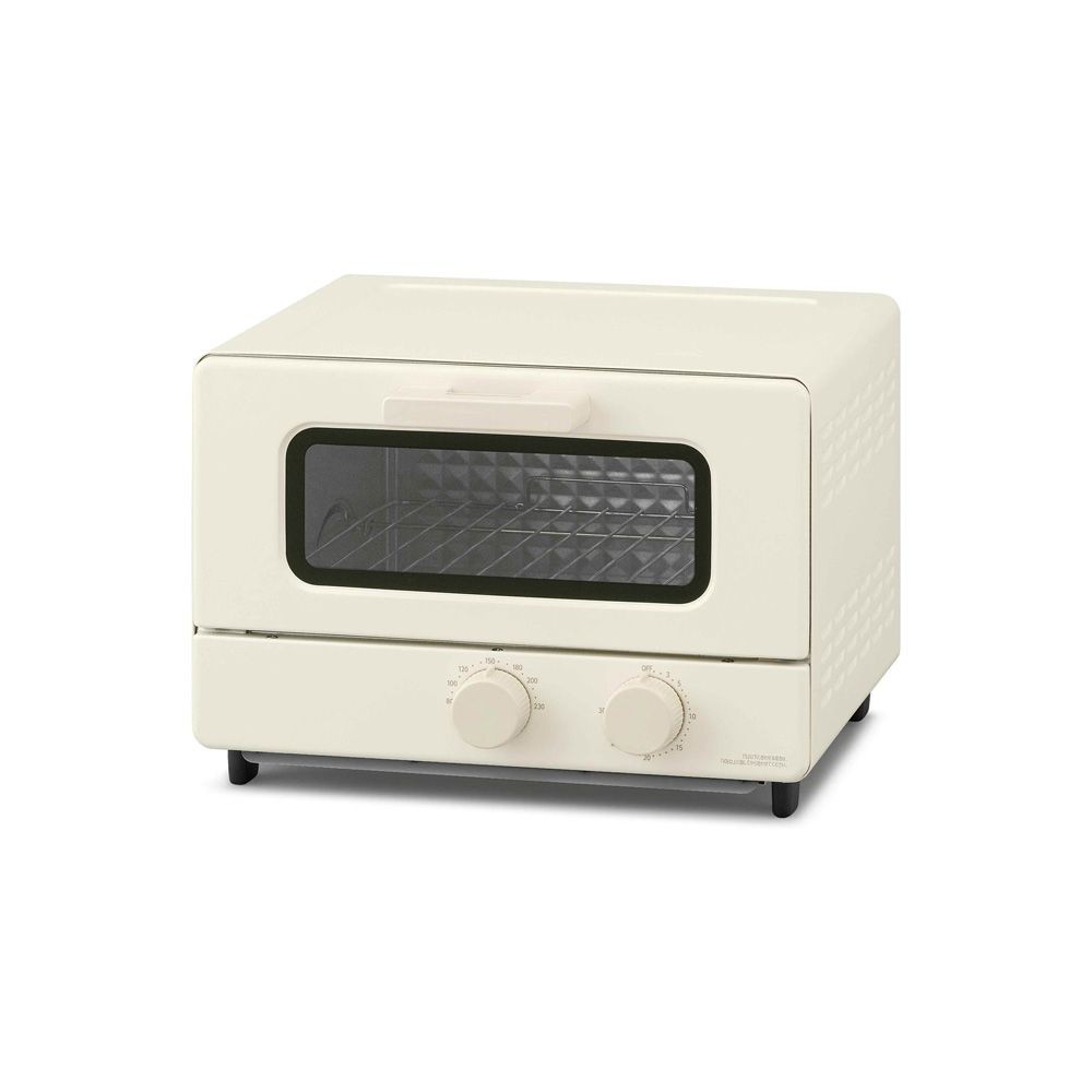 アイリスオーヤマ オーブントースター EOT-401-C, アイボリー, 幅326&times;奥行約326&times;高さ約236