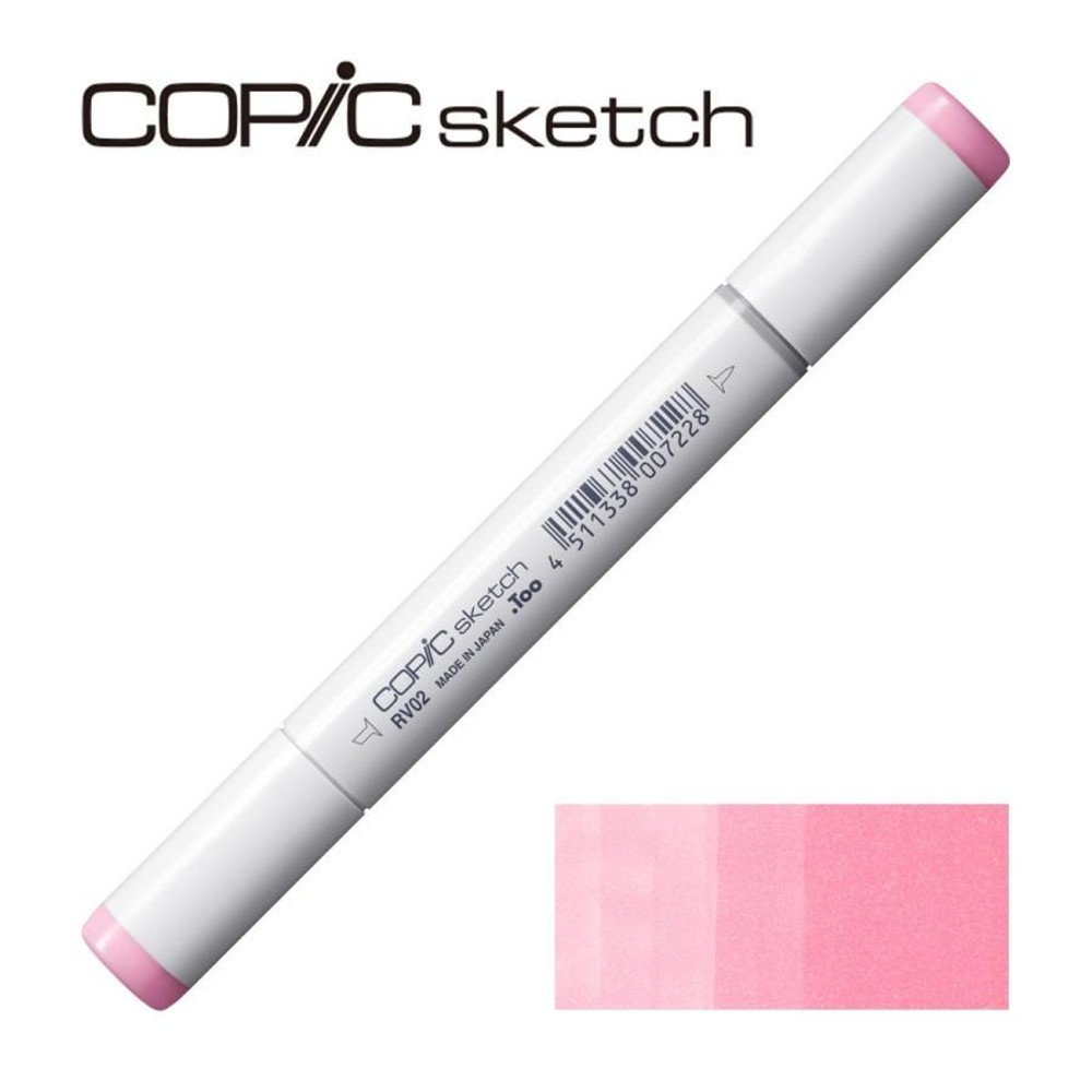 コピックスケッチ RV02 シュガード・アーモンド・ピンク,  RV02 シュガード・アーモン, スケッチ