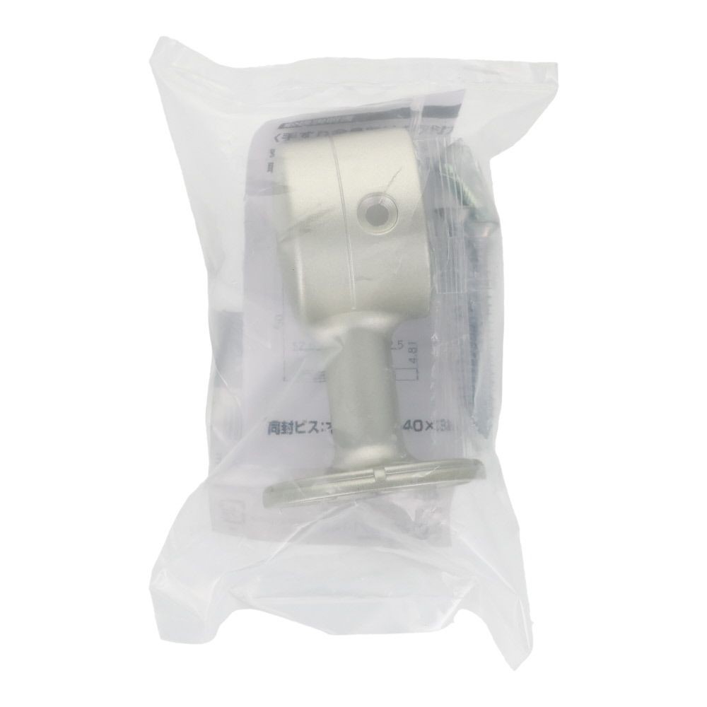 壁受け　Ｔエンド　３２パイ　シルバー, シルバー, 32mm