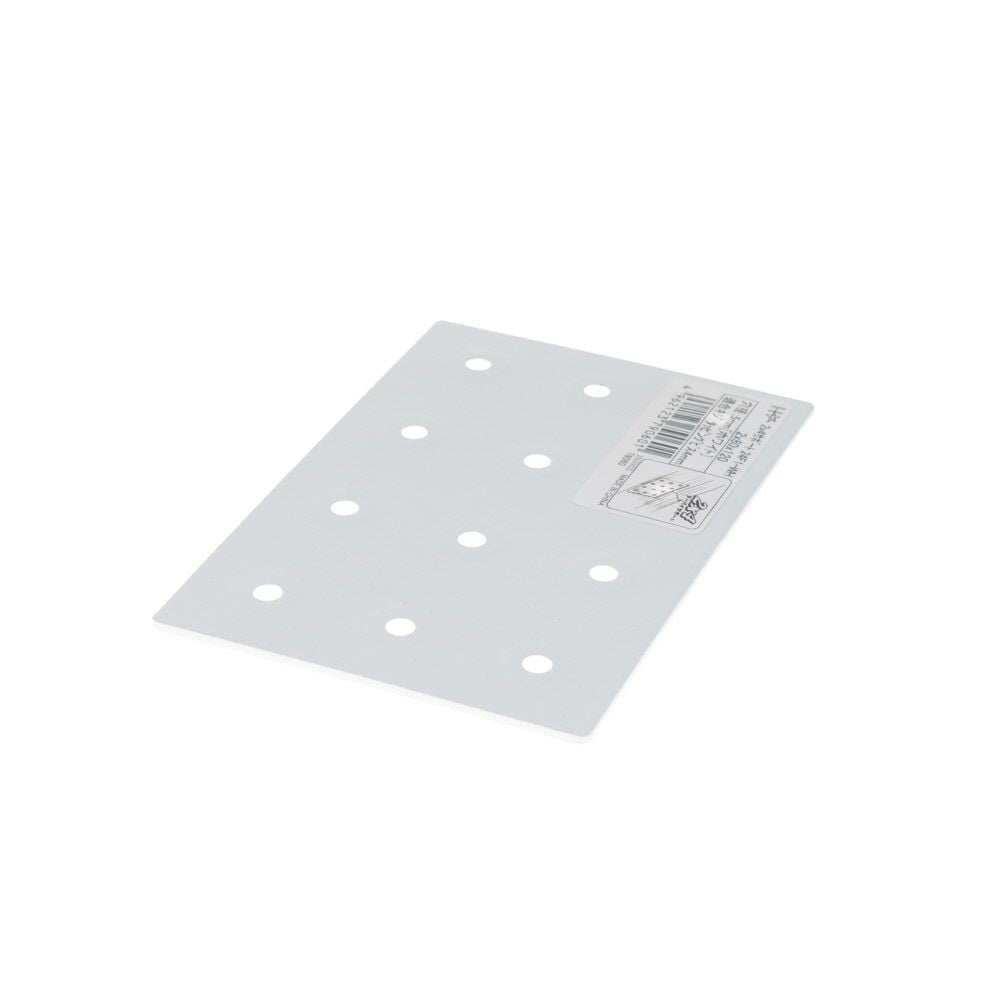 DAIDOHANT 2&times;4サポート 帯金物 タイプ1 24-F1ーWH, ホワイト, 1個入り
