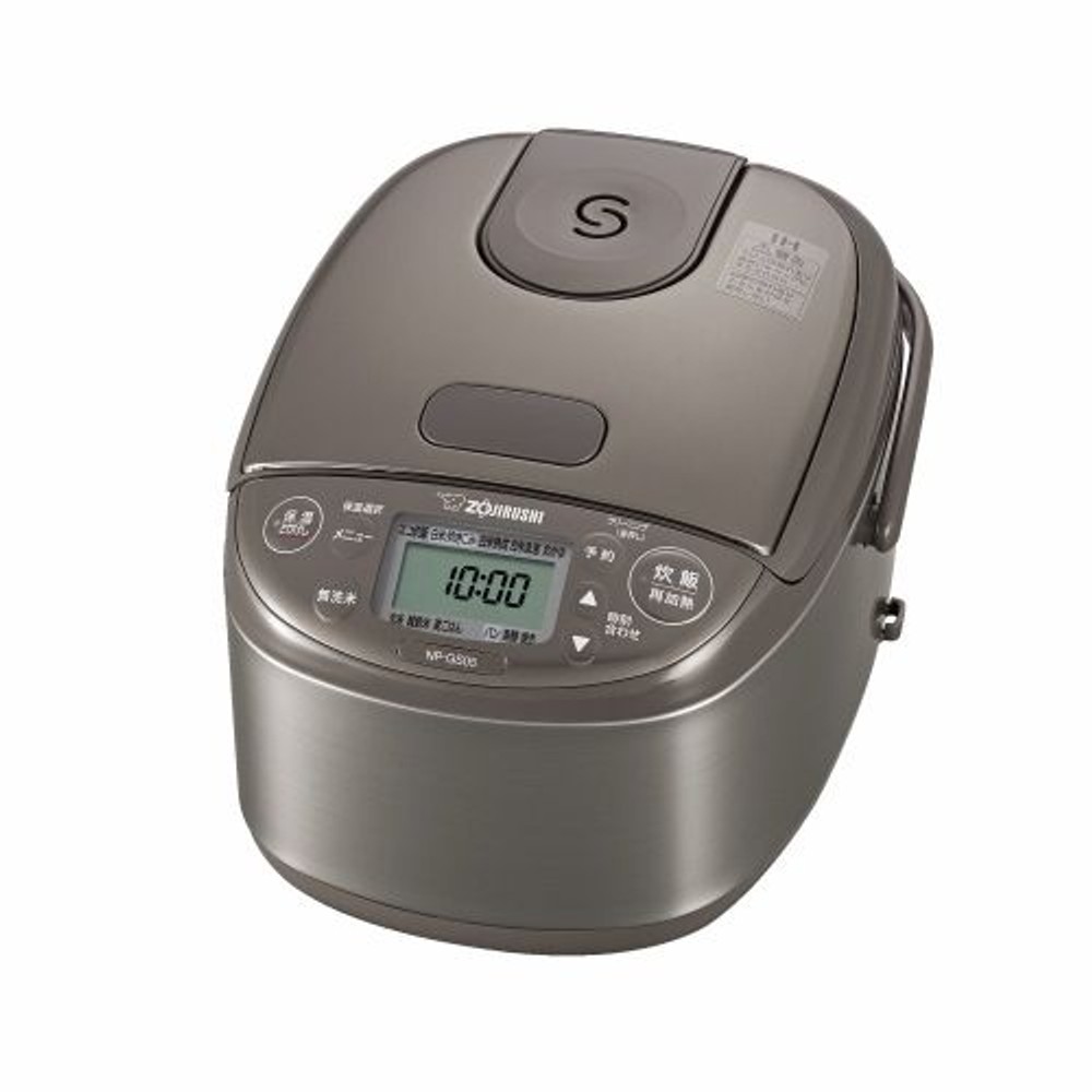 象印 小容量ＩＨ炊飯ジャー 3合 NP-GS05-XT, ステンレスブラウン, 3合炊き