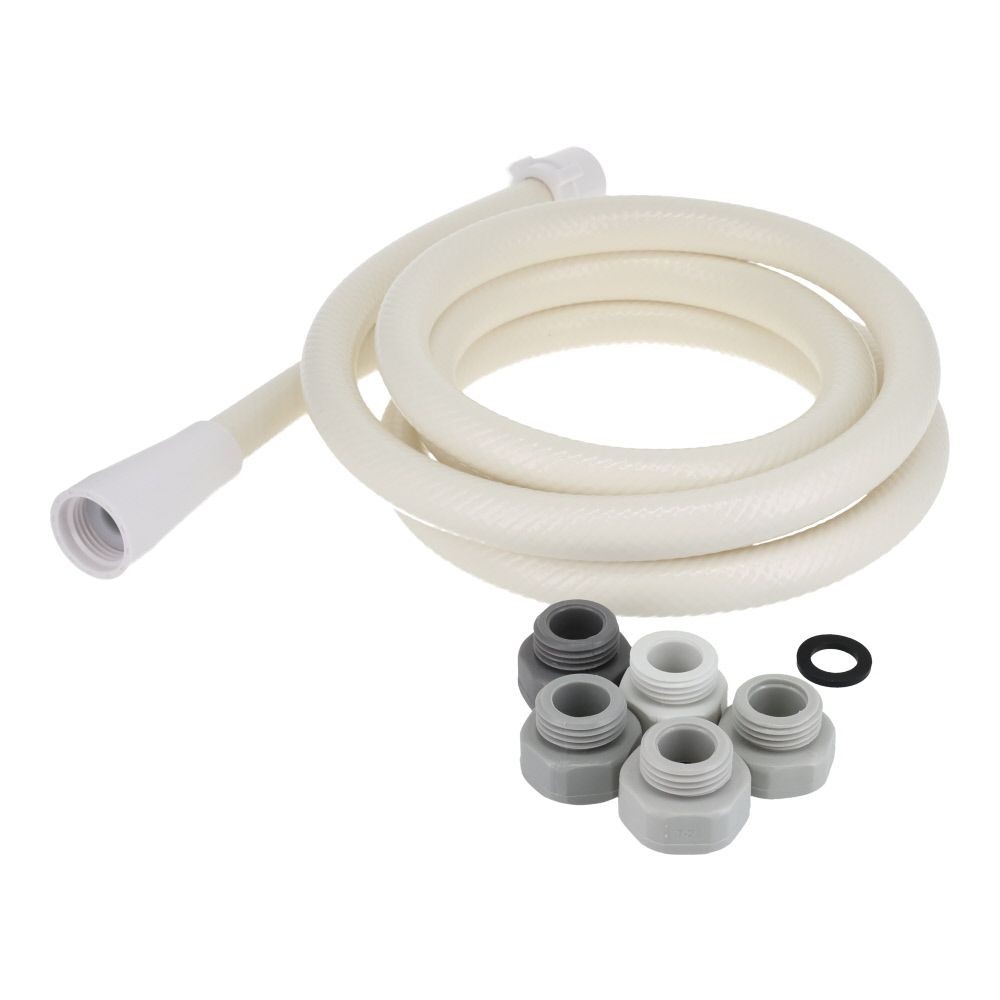 シャワーホース　約２ｍ　アイボリー, アイボリー, 2m