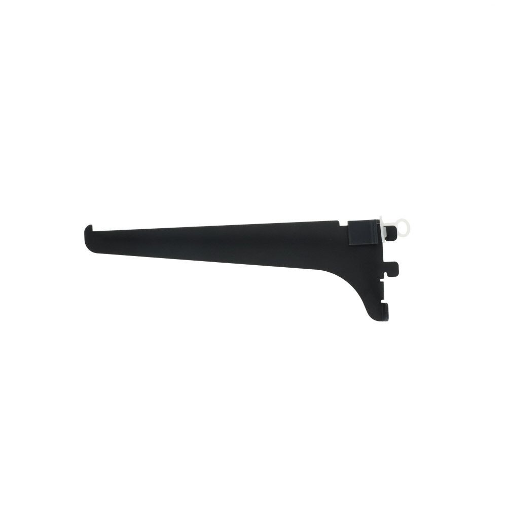 ＷＡＫＩ　ピラシェル　棚受　２００ｍｍ　黒, ブラック, 1個入り