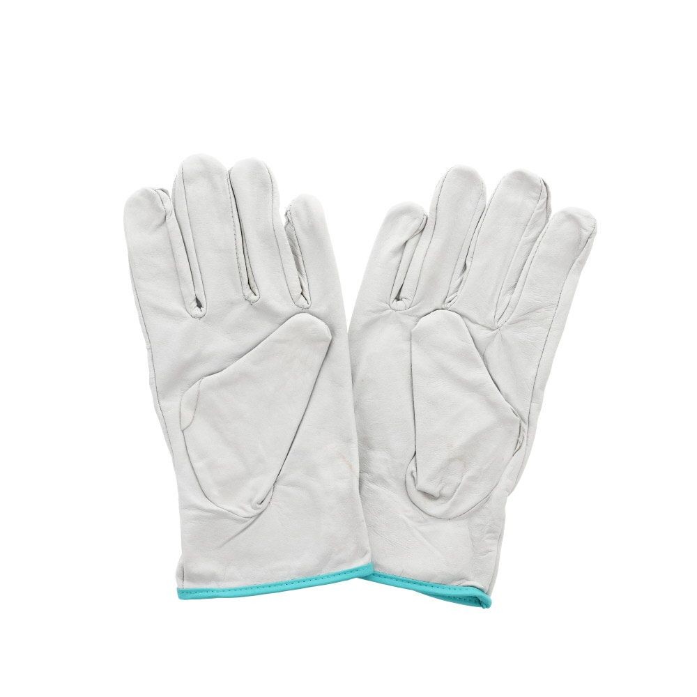 豚革　着脱テープ付手袋　1双入り, ホワイト（L), Lサイズ