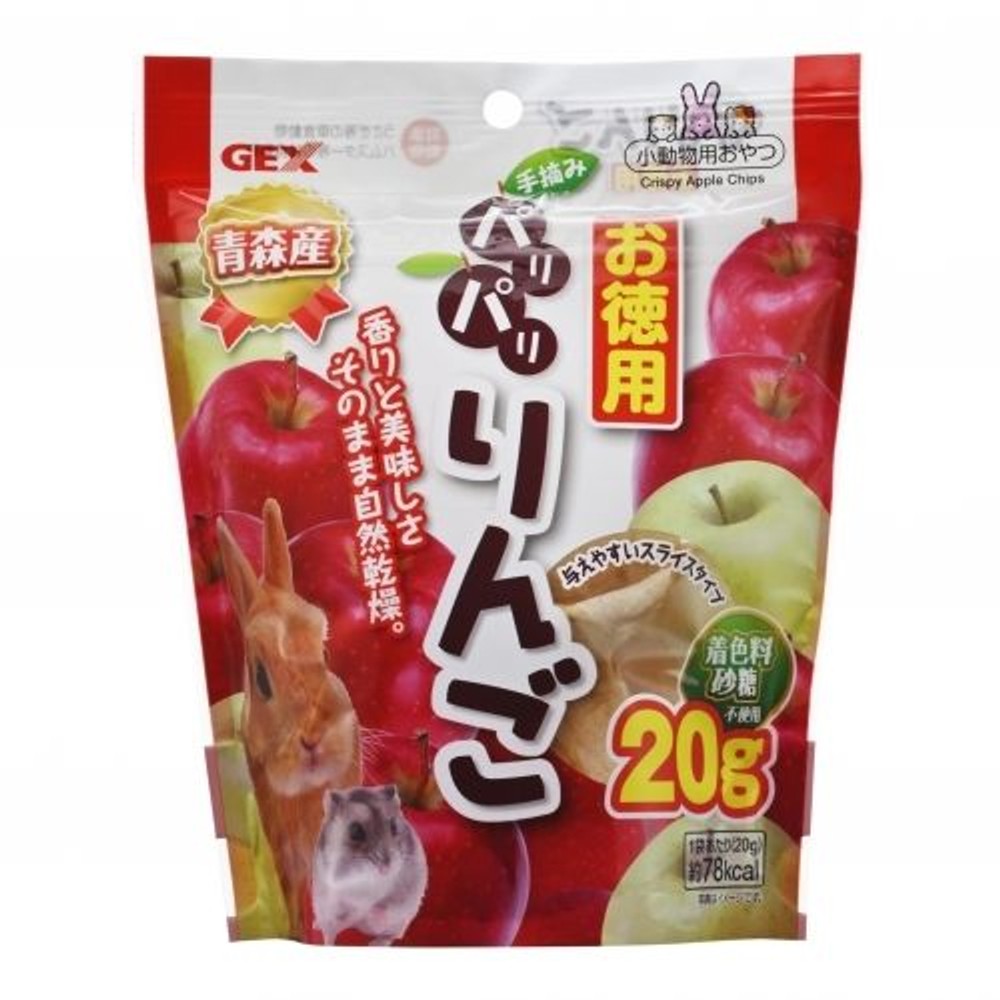 ジェックス　パリパリりんご　お徳用　２０ｇ, -, 20g