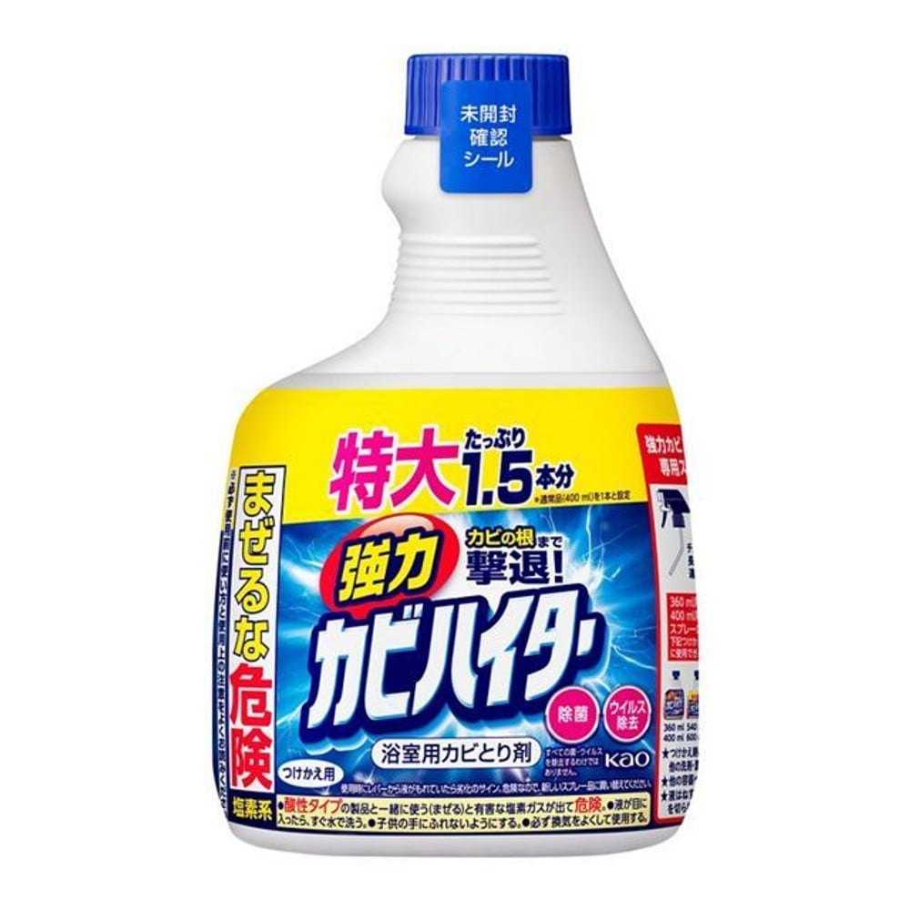 強力カビハイター　つけかえ用　６００ｍｌ, 浴室用カビとり剤, 600ml