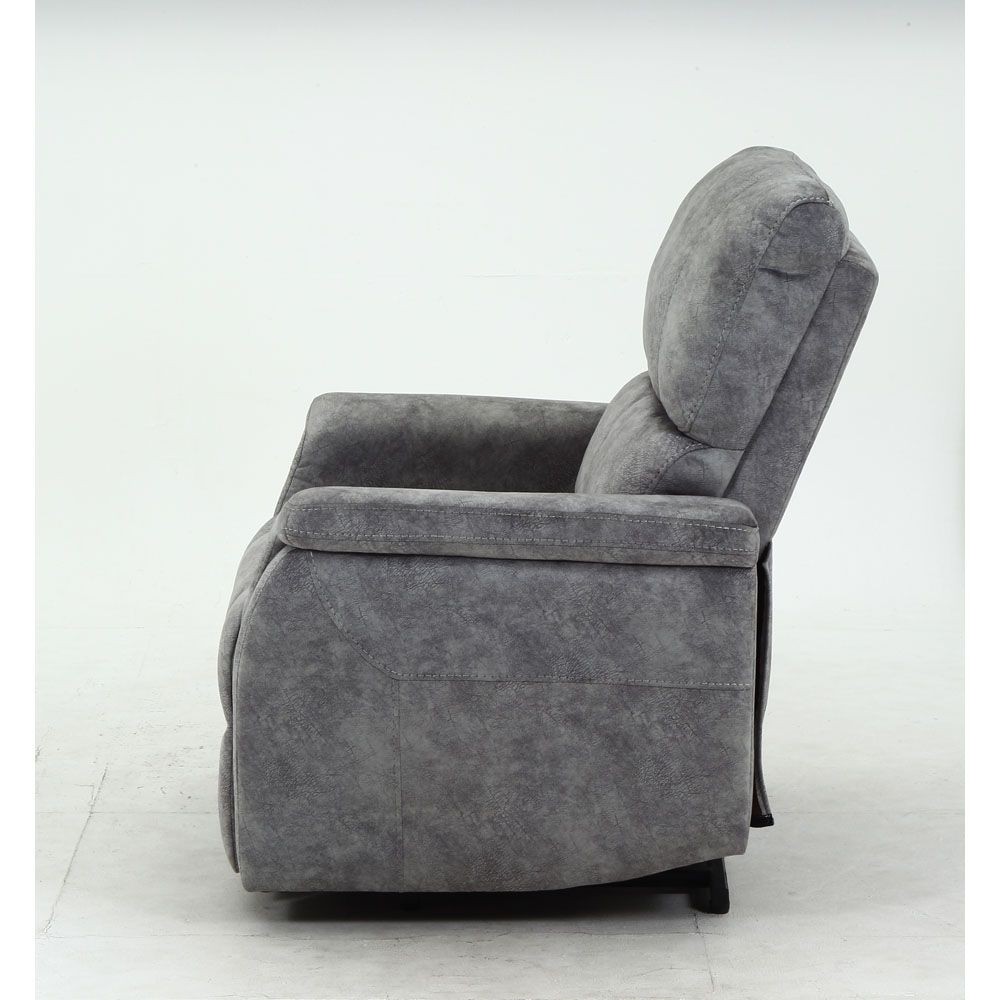 不二貿易 立ち上がりやすい電動リクライナー　ＰＥＡＣＥ　ＧＹ【メーカー直送・代引不可】, グレー, 幅850mm&times;奥行mm&times;高さmm