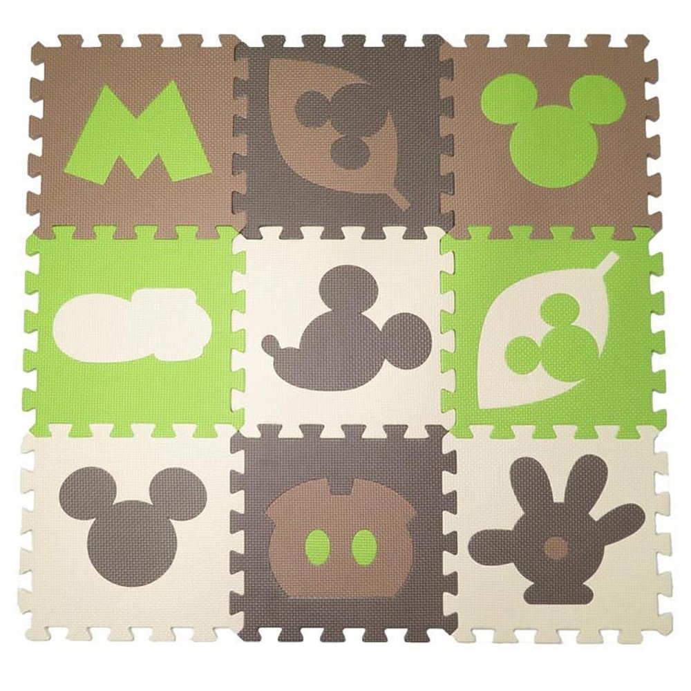 つなげるパズルマット 9枚組 Vリーフ/ミッキーマウス, その他カラー1, その他サイズ1
