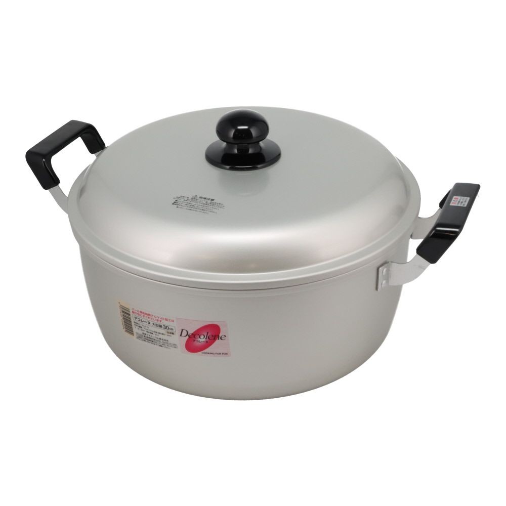 Ａデコレーヌ　大型鍋　３０ｃｍ, シルバー, 30cm